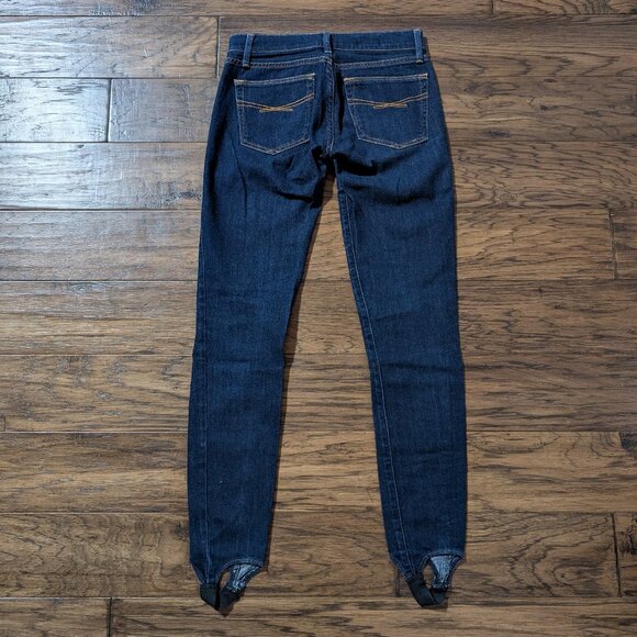 Gap stirrup jeans low rise dark wash denim size 25, 0 regular - Picture 11 of 14